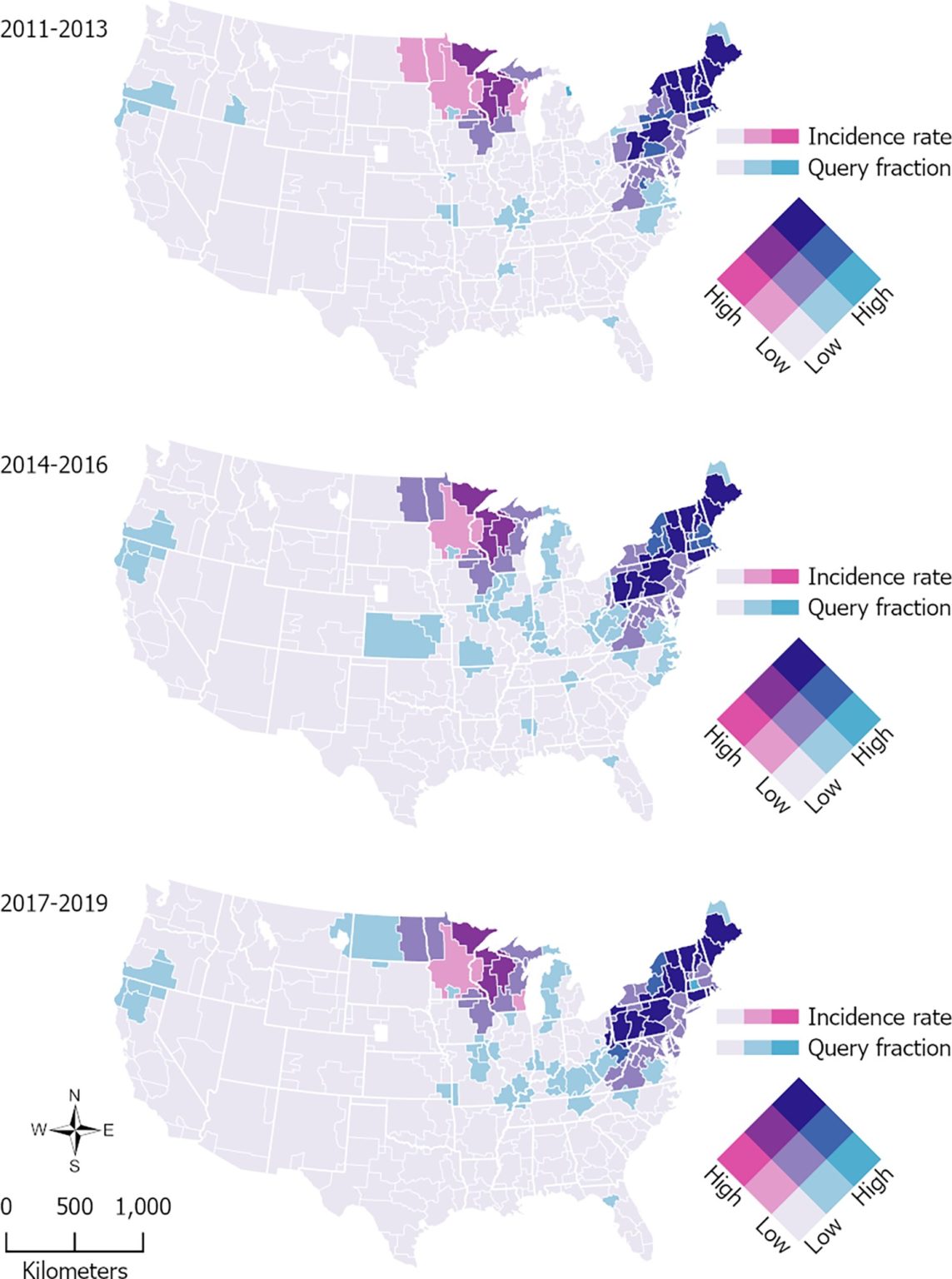 Identifying the Geographic Leading Edge of Lyme Disease Using Google ...